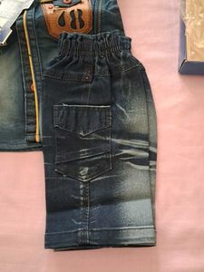 Denim Shirt and Pants Set