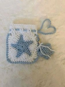 Crochet Star Pouches (Set of Two)