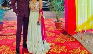 Embroidered Anarkali Suit