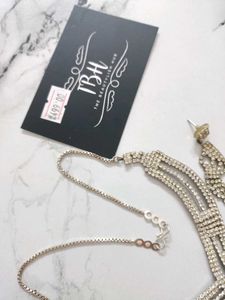 Rhinestone Necklace &amp; Earring Set