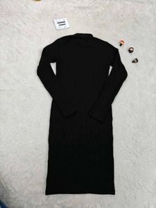 H&amp;M Black Midi Dress &amp; Black Dres$ Combo