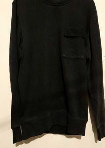 Men's Black Crew Neck Sweatshirt