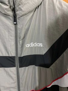 ADIDAS ORIGINALS GREY WINDCHEATER JACKET M(40)
