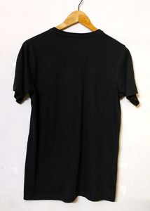 Easy Buy Black round Neck Tshirt Men
