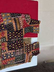 unstitched lengha n blouse stitched  Lehenga