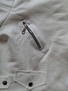 *NEW *Classic zipper suede biker jacket