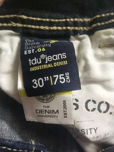 Stylish Dark Blue Denim Jeans