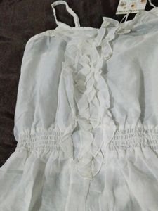 Off White Stylish Top