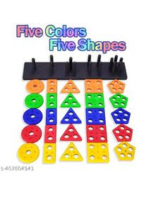 Colorful Shape Sorter Toy &amp; Game