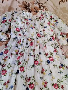 White Floral Maxi