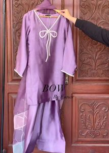 Bow Farshi Kurta Set For Women
