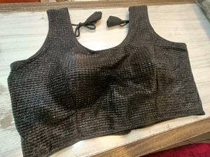 Black Shine Blouse