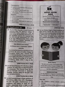 Class 12 English Question Bank