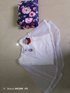 Peppermint Floral Skirt