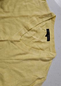 Lemon Yellow Trendy Sweater