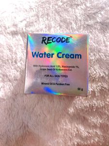 Recode Water Cream 50g | Hyaluronic Acid 1.5% &amp; Ni