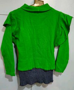 Green Top With Belt