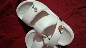 Cute Sandals with Rainbow Accents