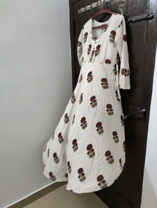 Floral Print Dress or lengthy kurta