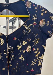 Elegant Floral Print Skirt top