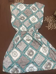Nautical Print Dress