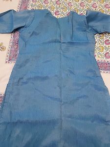 Elegant Blue doria silk Kurta