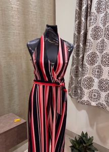 Mukti Color Vertical Strip Jumpsuit