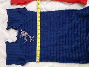 Cute Tops Red&amp;blue