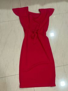 Chic Red Bodycon Dress
