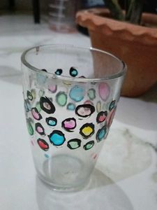 homemade glass painting sample