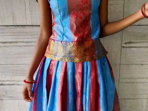Silk Skirt and top for girls
