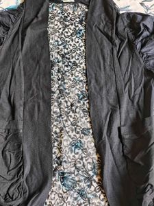 A Black Net Shrug