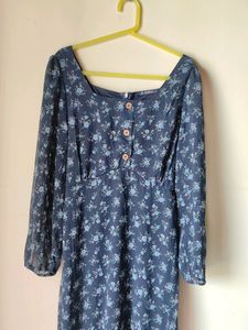 Floral Aline Midi Dress