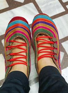 Multicolor Punjabi Jutti Cum Belli ✔️