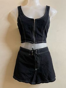 FOREVER 21 Branded Black Corset🖤
