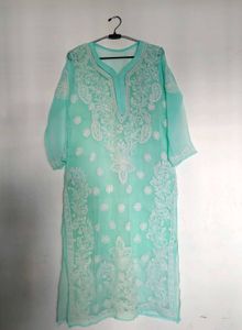 Embroidered Chikankari Kurti