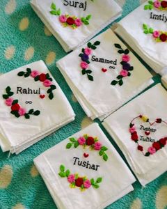 Hand Embroidered Hankey