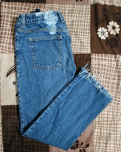 Blue Straight Jeans For Women
