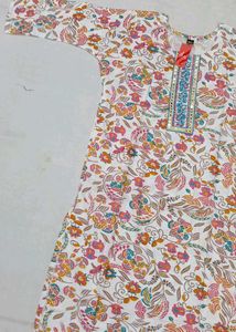 Floral Print Kurti with Palazzo Pants