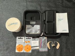 Unitron Brand Hearing Aids Only 2 Time Used