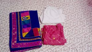 Ethnic Kurta Set with new saree