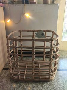 Bamboo Rattan Storage Basket Small