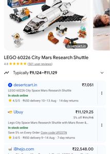 Lego 60226 Mars Space Shuttle