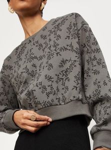 Max-cropped sweatshirt🫒