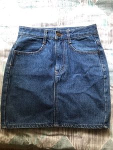 Blue Mini skirt