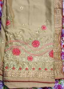 Embroidered Saree✨
