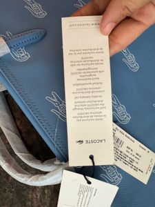 Lacoste Tote Bag With Tags