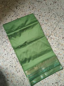 Green Banarasi Silk Saree