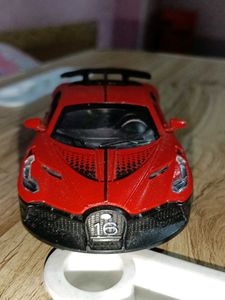 Red Toy Car Model