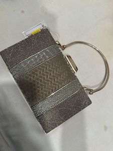 Silver Evening Clutch